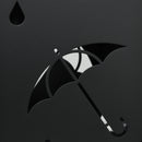 Portaombrelli con 4 Ganci e Vaschetta Raccogligocce 15,5x15,5x41 cm in Metallo Nero