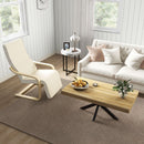 Tavolino Basso da Soggiorno Stile Industriale 110x60x45 cm Nero e color Legno 