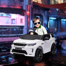 Macchina Elettrica per Bambini con Licenza Land Rover Discovery Sport 106x65,5x51 cm Bianco  