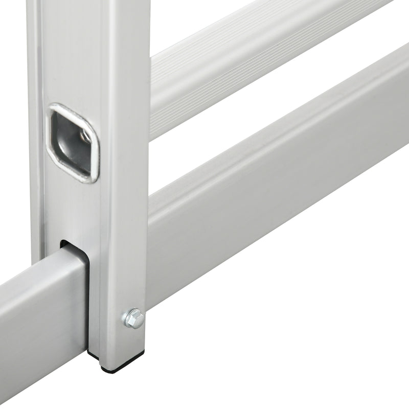 Trabattello Scala 3 in 1 ad Altezza Regolabile Max 150 Kg in Lega di Alluminio