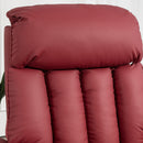 Poltrona Relax Reclinabile Alzapersone Elettrica con Telecomando Rosso   