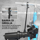 Cavalletto Bici per Manutenzione Massimo 40 kg con Altezza Regolabile e Girevole a 360° Nero   