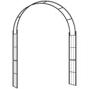 Arco da Giardino 153x40x210 cm In Metallo Nero