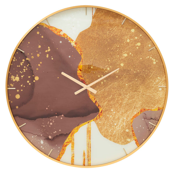 Orologio da Parete Glody 5x80x5 cm in Vetro MDF e Metallo Multicolor online