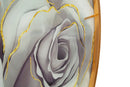 Orologio da Parete Rose 5x80x5 cm in Vetro MDF e Metallo Multicolor-3