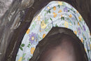 Dipinto su Tela Naomi 100x100x3 cm Cornice in Legno di Pino Multicolor-3