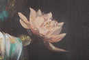 Dipinto su Tela Buddha 100x100x3 cm Cornice in Legno di Pino Multicolor-4