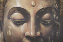 Dipinto su Tela Buddha 100x100x3 cm Cornice in Legno di Pino Multicolor-2