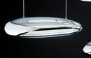 Lampadario a Sospensione 10 LED 130x60cm Zaghi Drop Design-7