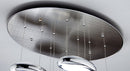 Lampadario a Sospensione 5 LED 70x39cm Zaghi Drop Design-3