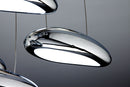 Lampadario a Sospensione 5 LED 70x39cm Zaghi Drop Design-4