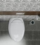 WC Sospeso in Ceramica 39x58x36 Cm Vorich Wind Bianco-3