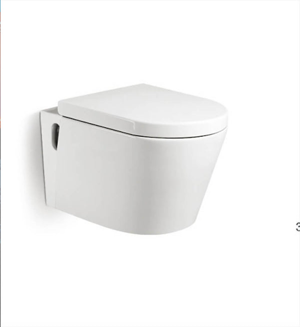 WC Sospeso in Ceramica 36,5x56,5x34,5 Cm Vorich Easy Bianco sconto
