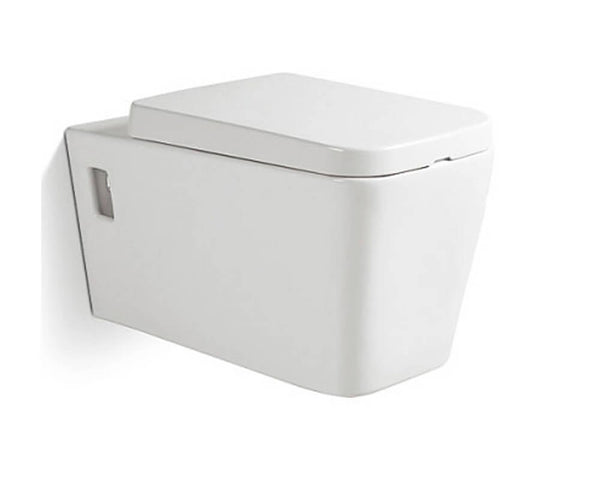 online WC Sospeso in Ceramica 36x57x32 Cm Vorich Minimal Bianco