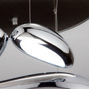 Lampadario a Sospensione 3 LED Luce Calda 50x50cm Zaghi Drop Design-7
