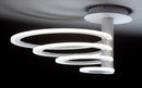 Lampadario a Sospensione 4 Anelli LED Luce Calda 63x63cm Zaghi Round-6