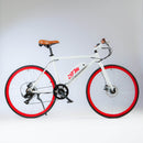 Bicicletta Elettrica Uomo 26" IMT City Bike Rossa-2