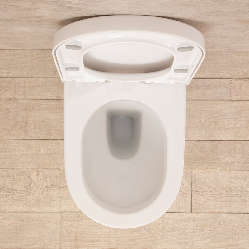 WC Filo a Muro in Ceramica 36,50x56x41 cm Vortix Bianco-10