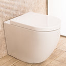 WC Filo a Muro in Ceramica 36,50x56x41 cm Vortix Bianco-1