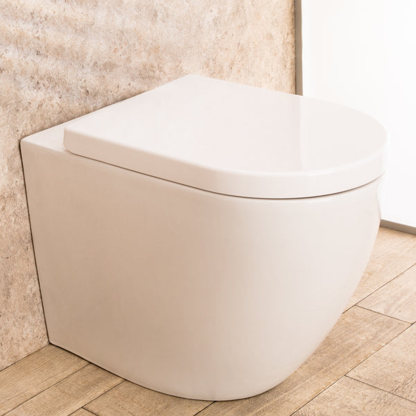 WC Filo a Muro in Ceramica 36,50x56x41 cm Vortix Bianco sconto