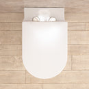 WC Filo a Muro in Ceramica 35,50x56,50x40,5 cm Easy Bianco-2