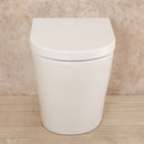 WC Filo a Muro in Ceramica 35,50x56,50x40,5 cm Easy Bianco-5