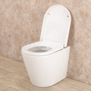 WC Filo a Muro in Ceramica 35,50x56,50x40,5 cm Easy Bianco-7