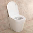 WC Filo a Muro in Ceramica 35,50x56,50x40,5 cm Easy Bianco-8