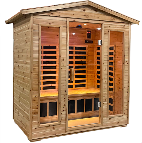 Sauna Finlandese ad Infrarossi 180x120 cm in Cedro Canadese Ortisei prezzo