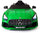 Macchina Elettrica per Bambini 12V con Licenza Mercedes GTR AMG Verde