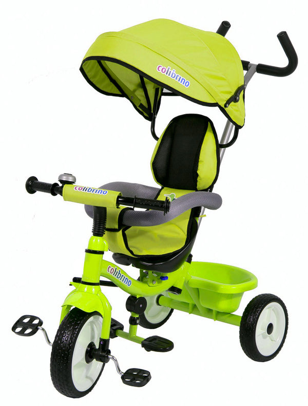 Triciclo a Spinta Seggiolino Reversibile per Bambini Miller Colibrino Verde online