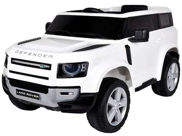 Macchina Elettrica per Bambini 12V con Licenza Land Rover Defender Bianca sconto