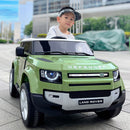 Macchina Elettrica per Bambini 12V Land Rover Defender Verde-2