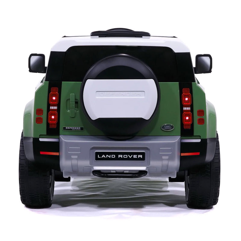 Macchina Elettrica per Bambini 12V Land Rover Defender Verde-4