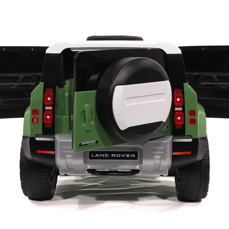 Macchina Elettrica per Bambini 12V Land Rover Defender Verde-7