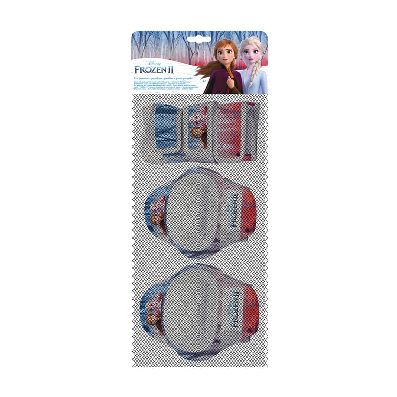 Kit Protezioni Bambina Completo Plastica Rigida con Licenza Disney Frozen -2