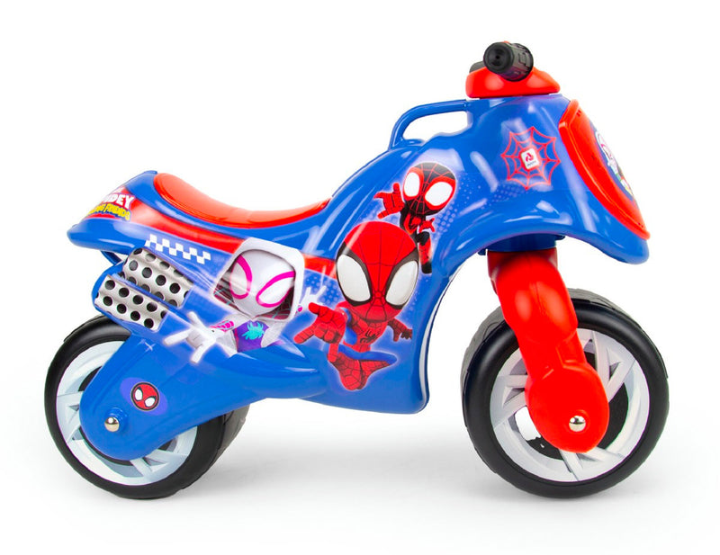 Moto Cavalcabile per Bambini 69x28x49 cm Primi Passi Neox Marvel Spider-Man-2