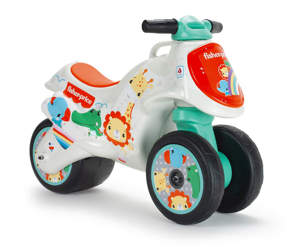 Triciclo per Bambini 3 Ruote Primi Passi 69x28x49 cm Fisher-Price Bianco e Verde prezzo