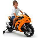 Moto Elettrica per Bambini 12V KTM RC 8C Arancione-2