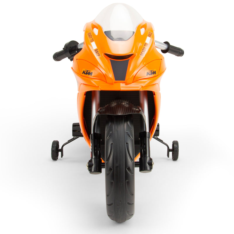 Moto Elettrica per Bambini 12V KTM RC 8C Arancione-4