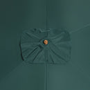 Ombrellone da Giardino in Legno 2X3m Verde -8