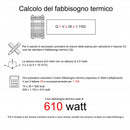 Scaldasalviette da Bagno in Acciaio H800 mm Bonussi Stand Dritto Bianco Varie Misure-4