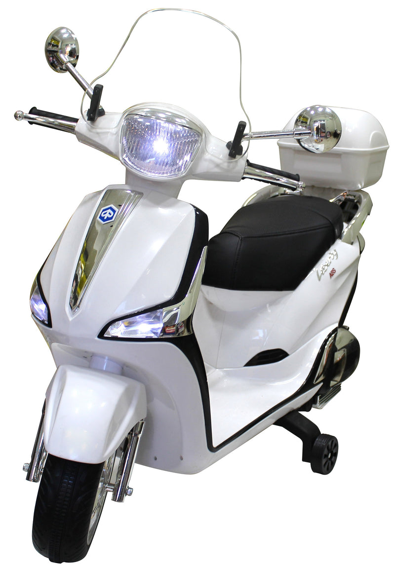 Scooter Elettrico per Bambini 12V con Licenza Piaggio Liberty ABS Rosso