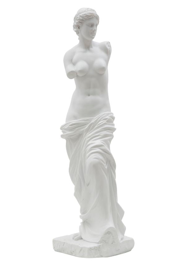online Scultura Statua Woman 14x12x49 cm in Poliresina Bianco