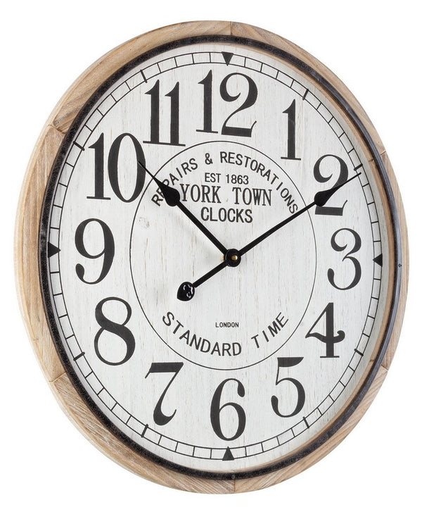 Orologio da Parete  Ø60x4.5 cm in Legno Ticking online