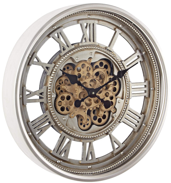 Orologio da Parete Ø60x10,5 cm in Acciaio e Vetro Engrenage acquista