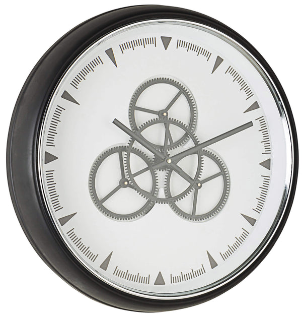 Orologio da Parete Ø50x8,5 cm in Acciaio e Vetro Engrenage online