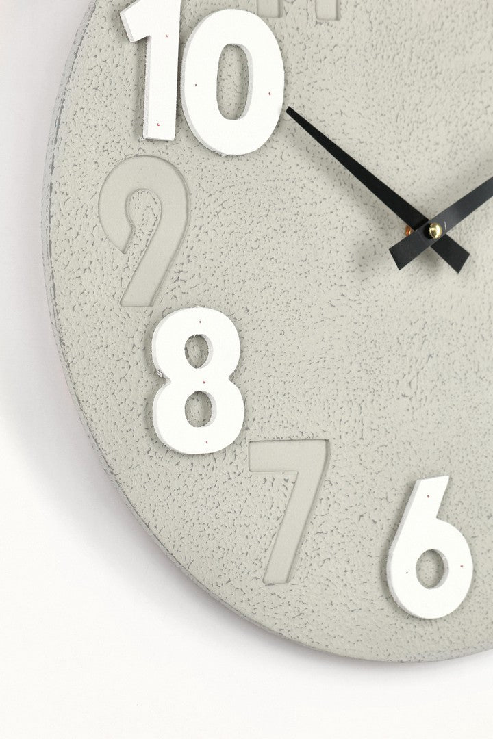 Orologio da Parete  Ø40x4,5 cm in Legno Timing Tortora-3