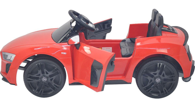 Macchina Elettrica per Bambini 12V Audi R8 Spyder Rossa-3