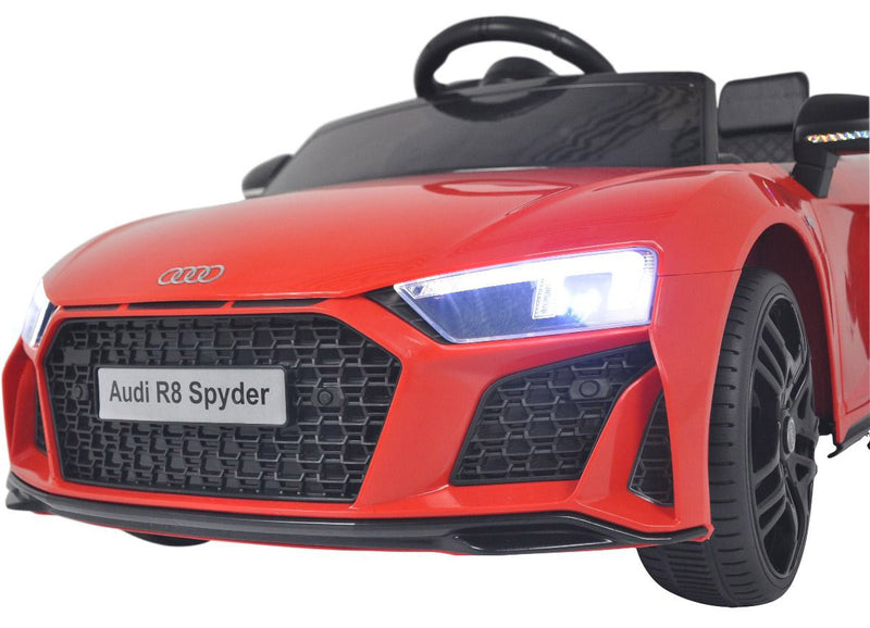 Macchina Elettrica per Bambini 12V Audi R8 Spyder Rossa-8